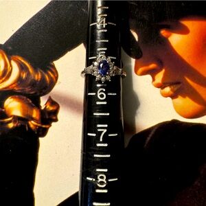 Sterling Silver & Tanzanite Ring